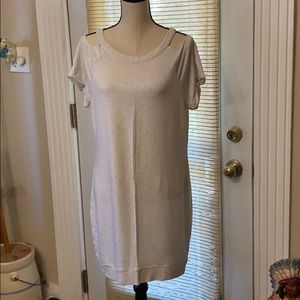 Athleta Shala Dress Fog Gray Size Medium EUC